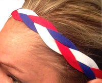 Celebrate the 4th of July in style with an It's Ridic! Red, White, and Blue Sports Headband.  Perfect for a run, backyard bbq, a day of boating, or any way you celebrate