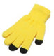 Yellow Touchscreen cloth glove