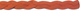 Orange non slip athletic headband with silicone grip.