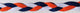 White navy blue and orange headband