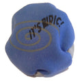 Blue and Black 2-panel Metal Hacky Sack