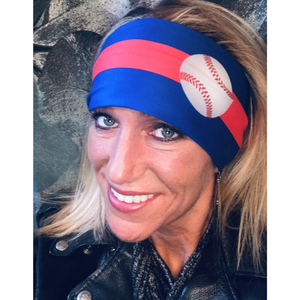 Womens biker bandanas for baseball fans (Cubs, Rangers)