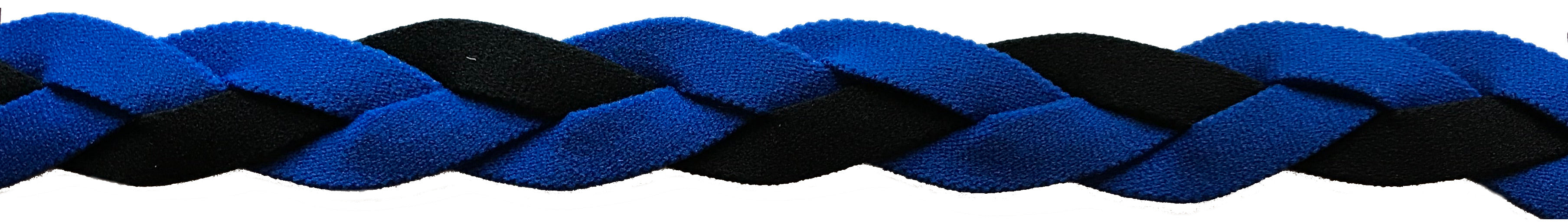 Blue and Black Headband