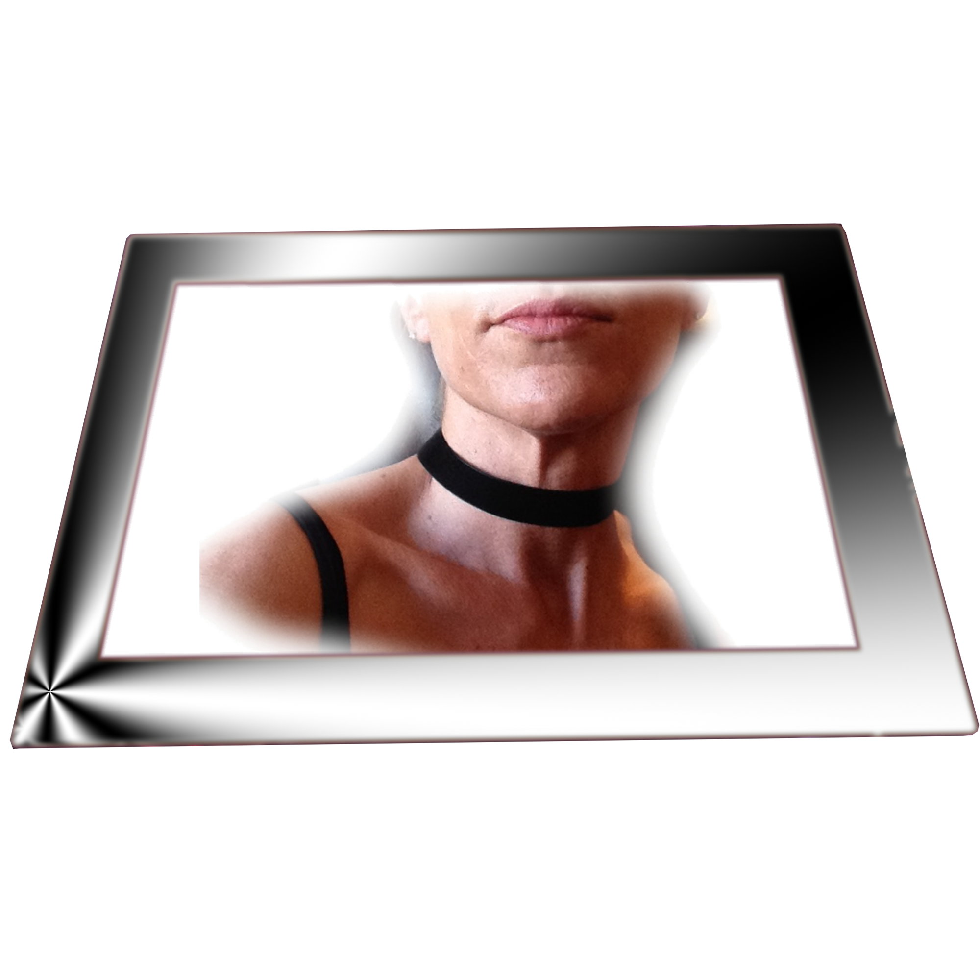 Black Velvet Choker Collar Necklace