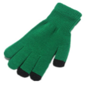Green Touchscreen cloth glove