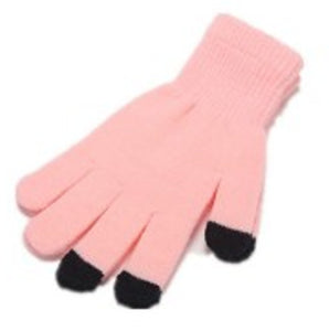 Pink Touchscreen glove