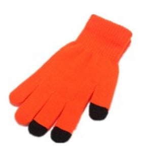 Orange Touchscreen glove
