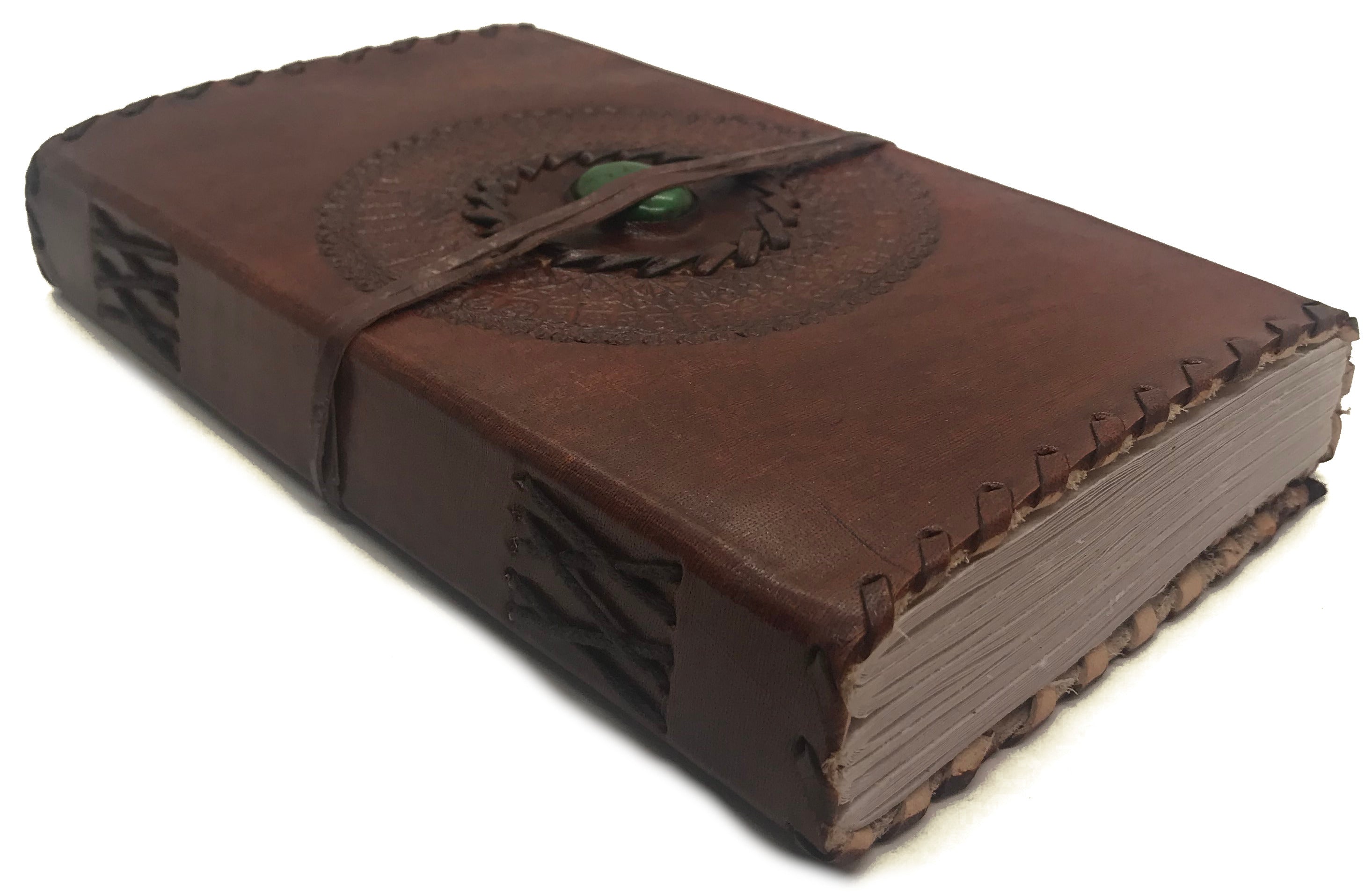 Leather Journal - Handmade Antique Writing Notebook- Daily Notepad, Art Sketchbook or Travel Diary for Men & Women