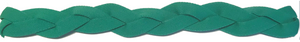 Green Non Slip Sports Headband with silicone grip