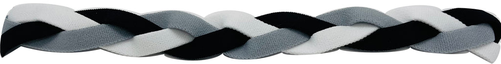 Non-slip braided sports headbands