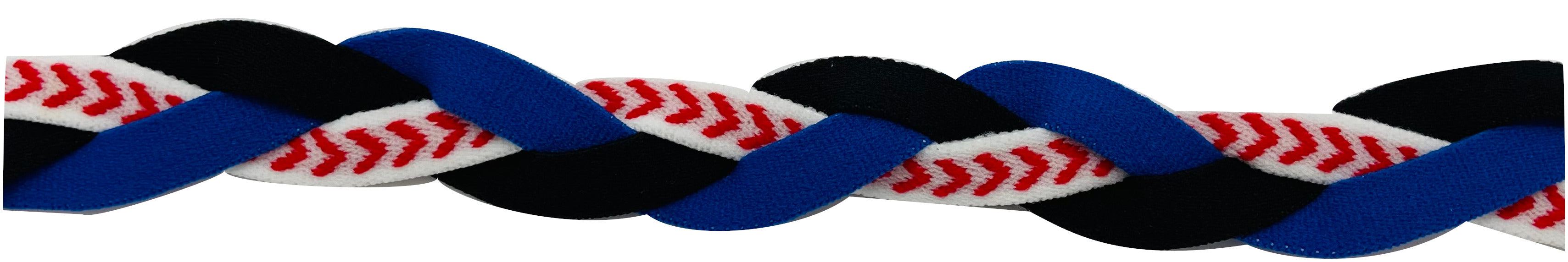 Non-slip braided sports headbands