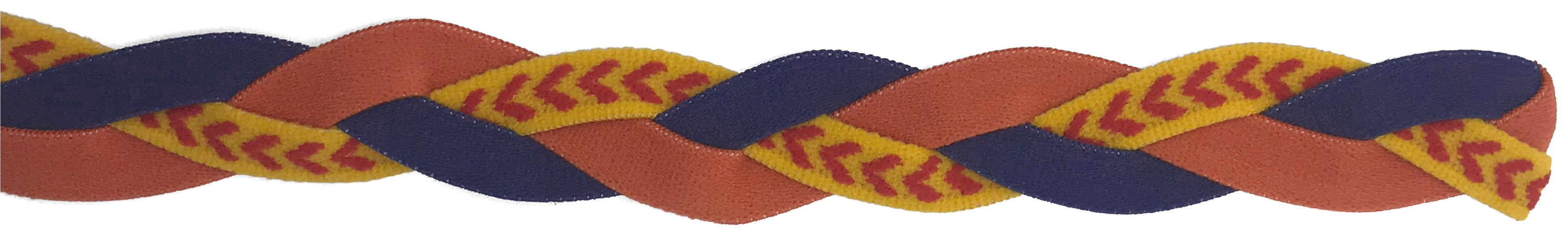 Non-slip braided sports headbands