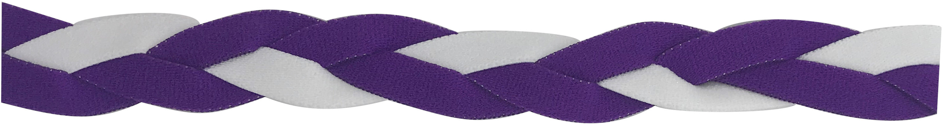 Non-slip braided sports headbands