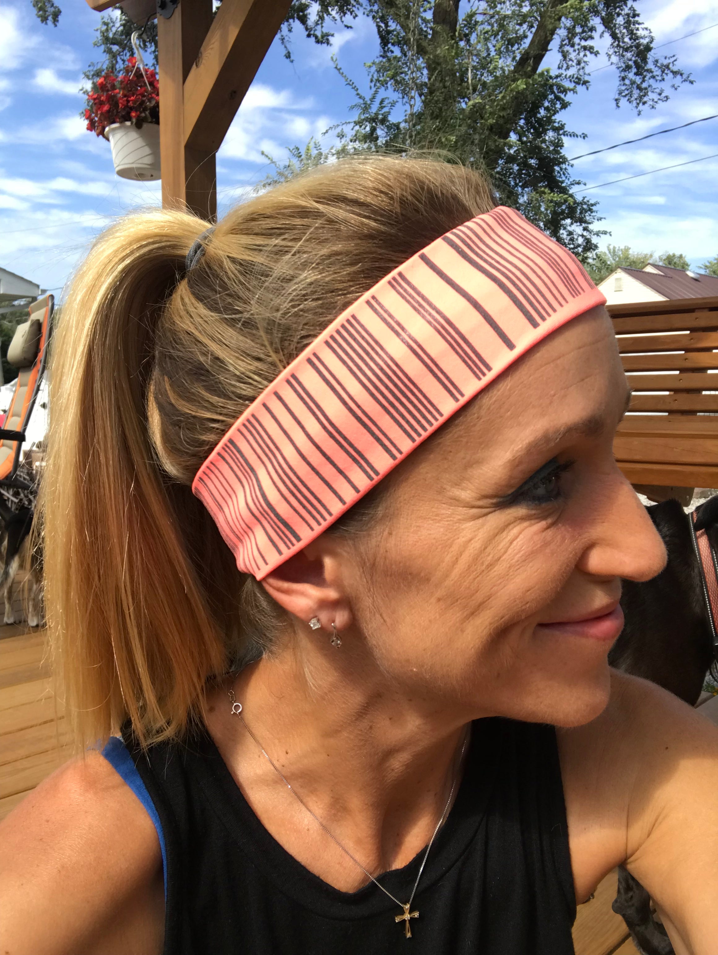IT'S RIDIC! No Slip Grip/Non-Slip Sports/Athletic Nylon Wide Sports Headband and sweatband