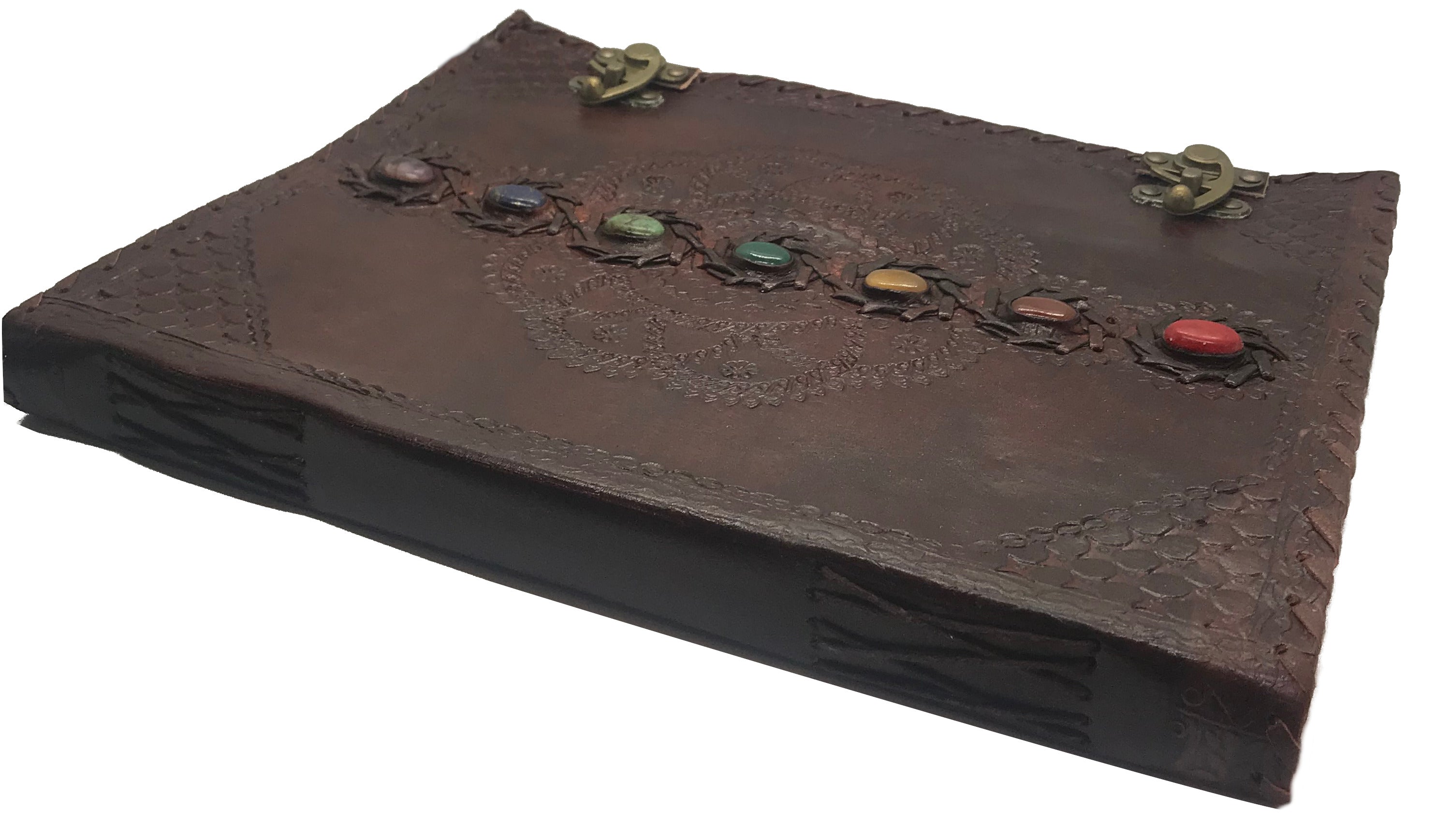 Leather Journal - Handmade Antique Writing Notebook- Daily Notepad, Art Sketchbook or Travel Diary for Men & Women
