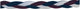 Maroon, navy blue, white Non Slip Braided Athletic Sports Headband with silicone grip