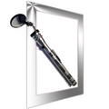 Silver Extendible Magnetic 3LED Flashlight Pickup Tool WITH MIRROR