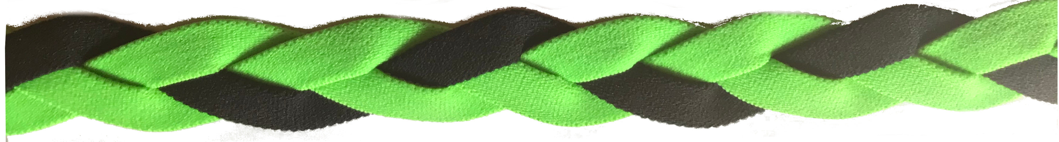 Non-slip braided sports headbands