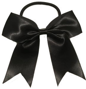 Cheer Ponytail Bow - black