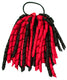 Cheer Ponytail Ribbon – red and black