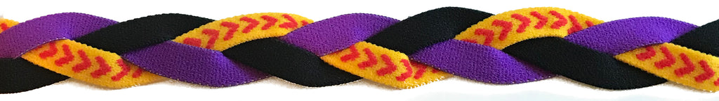 Non-slip braided sports headbands