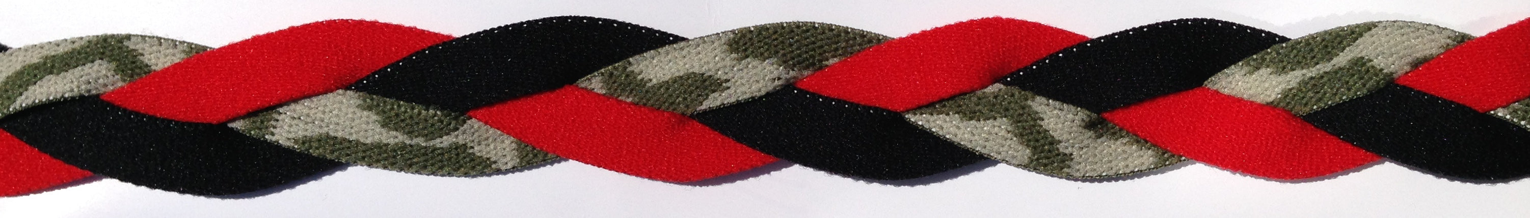 Red and Black Headband