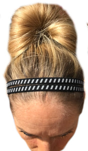 IT'S RIDIC! No Slip Grip/Non-Slip Sports/Athletic Reflective Sports Headband for nighttime exercise