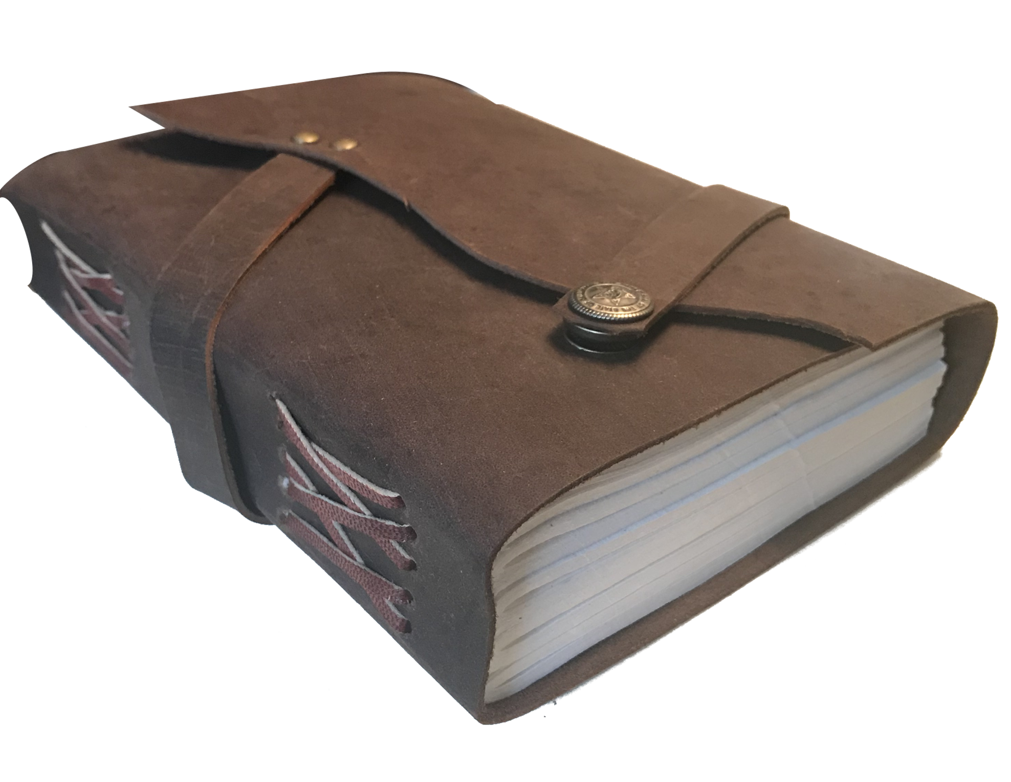 Leather Journal - Handmade Antique Writing Notebook- Daily Notepad, Art Sketchbook or Travel Diary for Men & Women