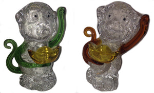 Crystal Monkey Figurine - Based on folklore; the crystal monkey makes the perfect gift for a baby shower