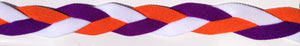 White purple and orange headband