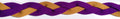 Purple and Gold Headband