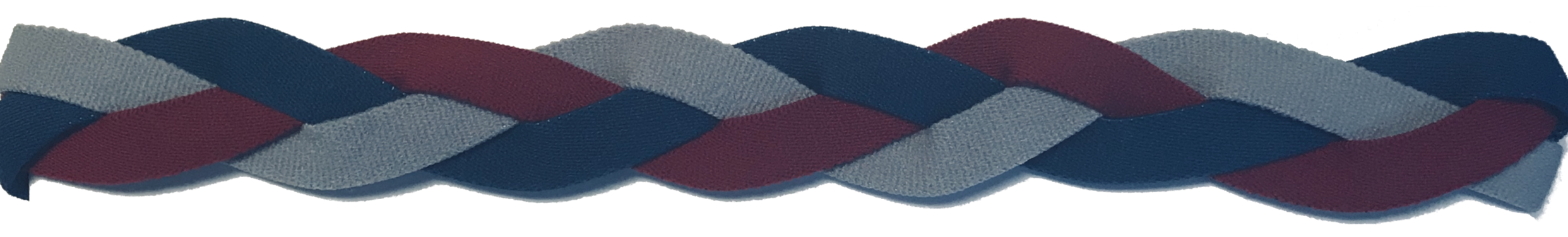Maroon, Navy blue, and Grey Non slip athletic headband.