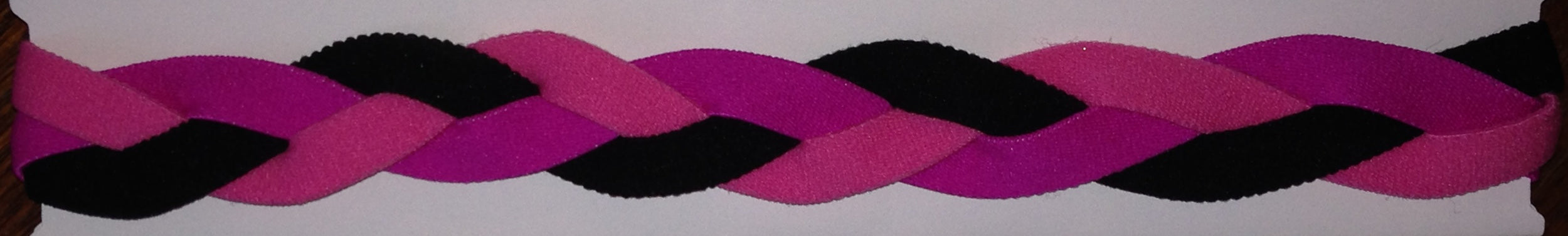 Black and Pink Headband