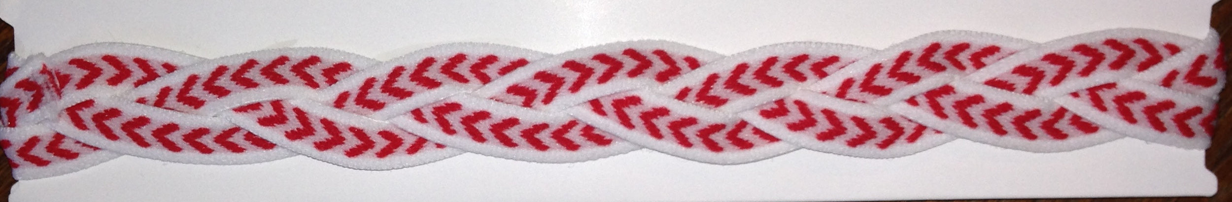 Baseball seams headband